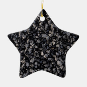 Asphalt-Kies Keramik Ornament