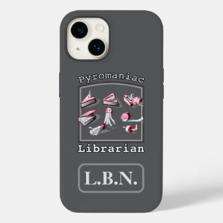 Asphalt Name Initialen Pyromaniac Librarian hinzuf Case-Mate iPhone 14 Hülle