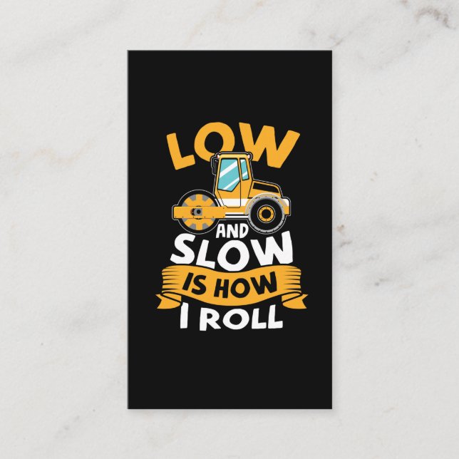 Asphalt-Paarungsbetreiber Betonmauerarbeiter Visitenkarte (Vorderseite)