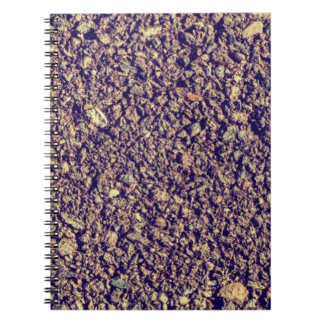 Asphalt Textur abstrakt, Asphalt, Wohngestaltung,  Notizblock (Vorderseite)