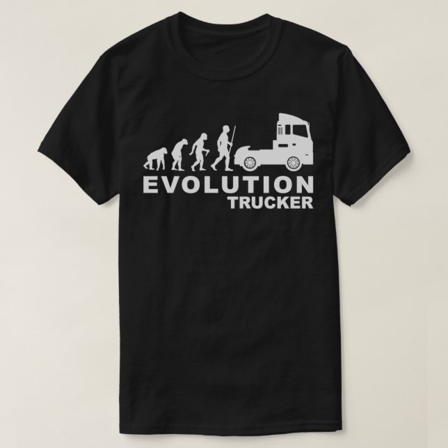 Asphalt Warrior Trucker Evolution T-Shirt (Design vorne)