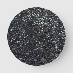 Asphaltdecke Runde Wanduhr