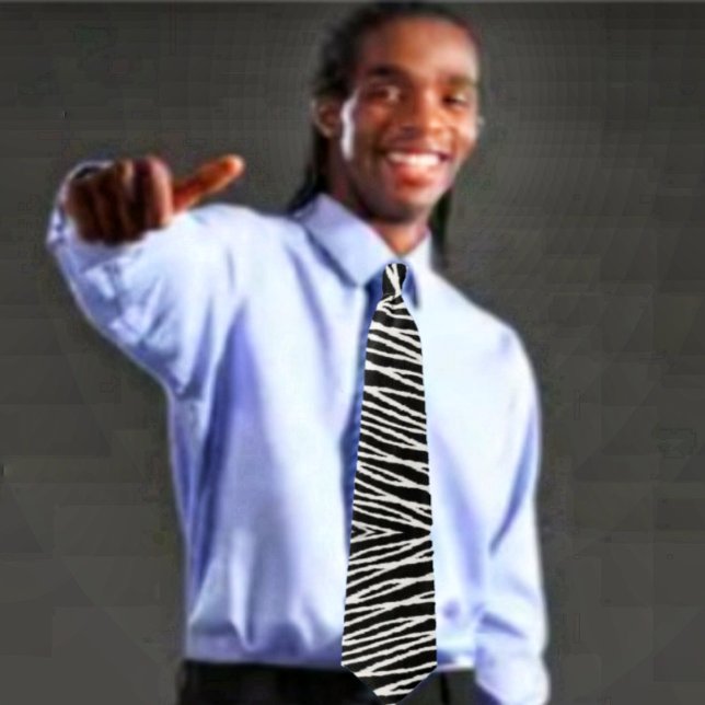 Asphaltschnüre Krawatte (This Cords Of Asphalt Neck Tie simulates, African cloth in its design!)