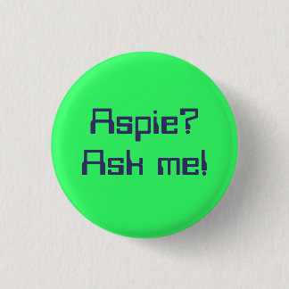 Aspie? Fragen Sie mich! Button