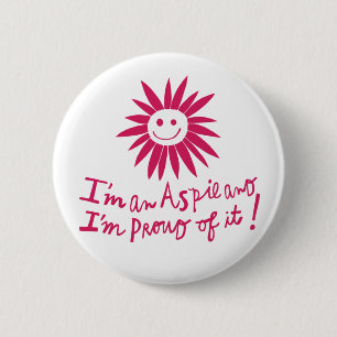 Aspie Stolz-Knopf Button