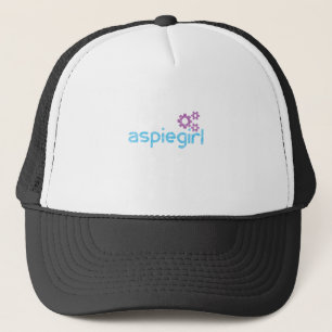Aspiegirl Frau mit Aspergers Truckerkappe