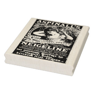 Aspinalls Lotion Vintage und Rubber Art Briefmarke Gummistempel