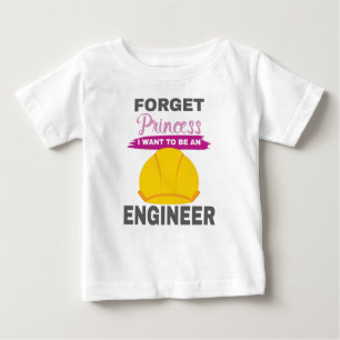 Aspirationelle Mädchen vergessen Prinzessin, die i Baby T-shirt