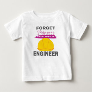 Aspirationsorientierte Mädchen vergessen Prinzessi Baby T-shirt
