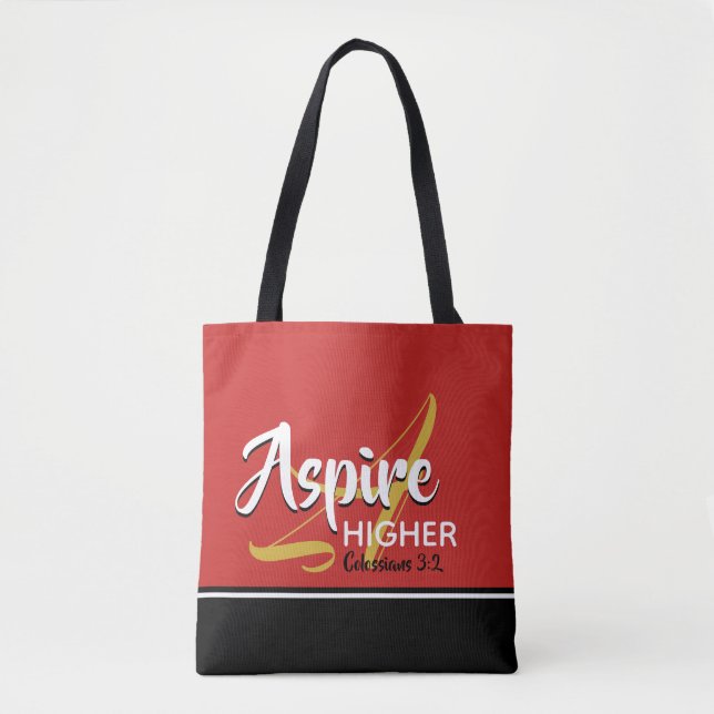 ASPIRE HIGHER Inspiration Scripting Christlich (Vorderseite)