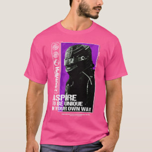 Aspire Motivierend F1-Treiberentwurf T-Shirt