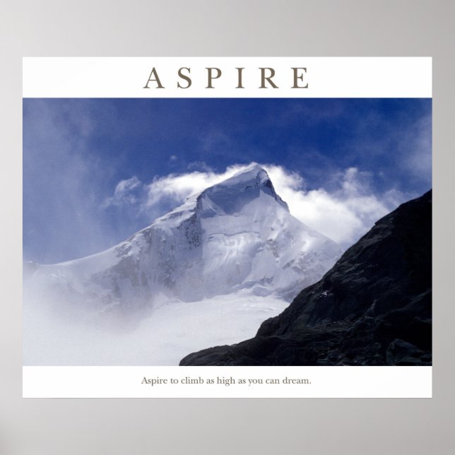 Aspire - Mt Aspiring Poster (Vorne)
