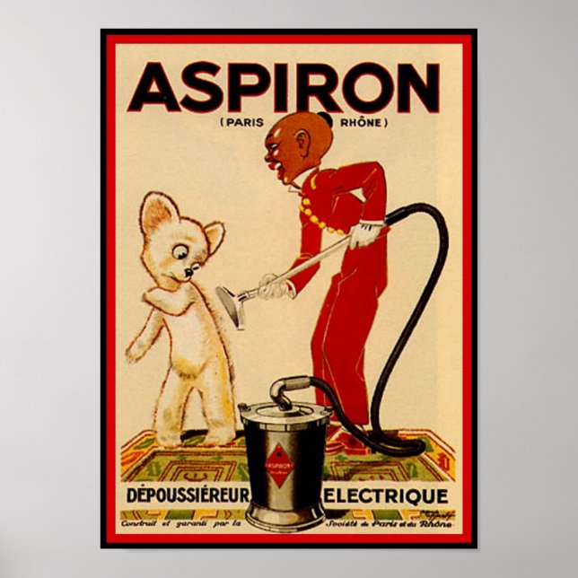 Aspiron Paris Teddy Bear Ad Poster (Vorne)