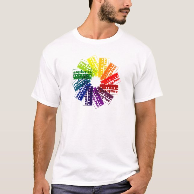 Asplenie-Farbrad T-Shirt (Vorderseite)