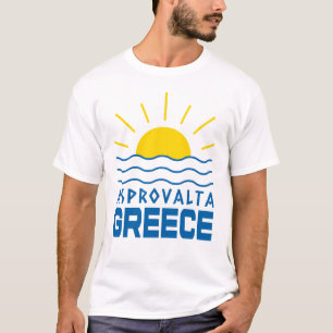 Asprovalta Griechenland Sonnenschein Und Meer Herr T-Shirt