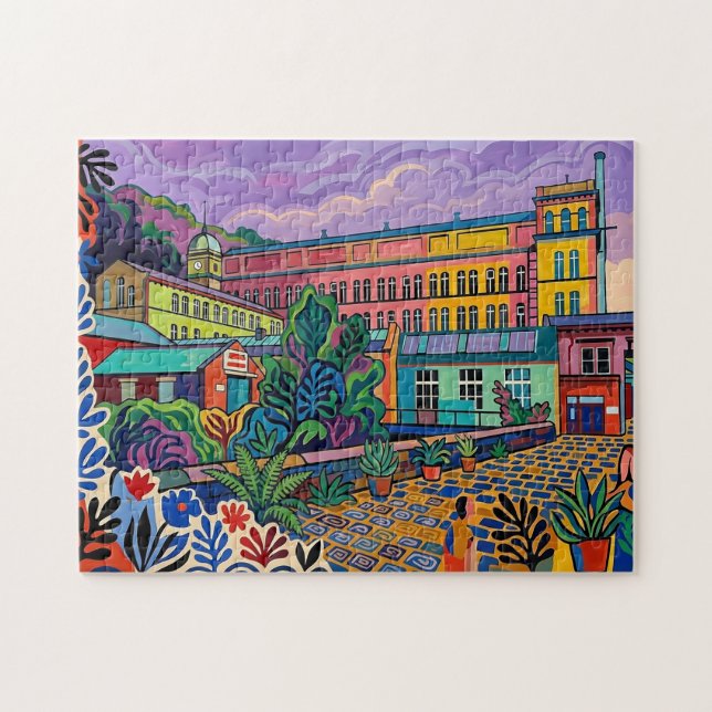 Asquith Bottom Mills Sowerby Bridge Puzzle (Horizontal)