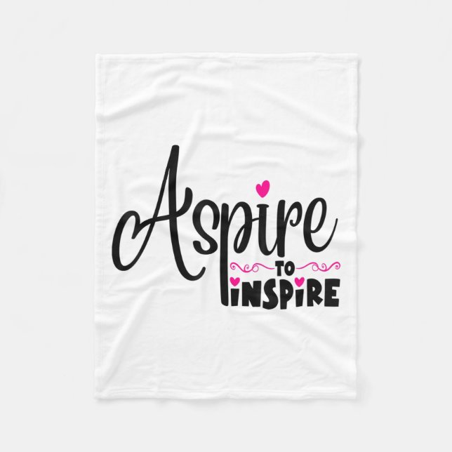Asre To Insre Sitive Motivational Gift Tee  Fleecedecke (Vorderseite)
