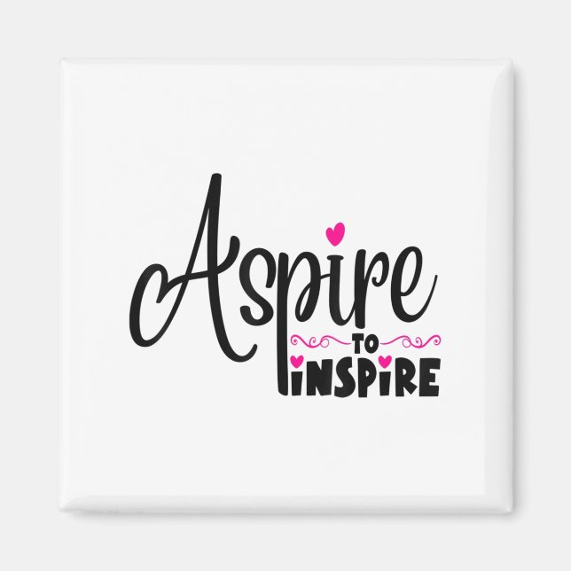 Asre To Insre Sitive Motivational Gift Tee  Magnet (Vorne)