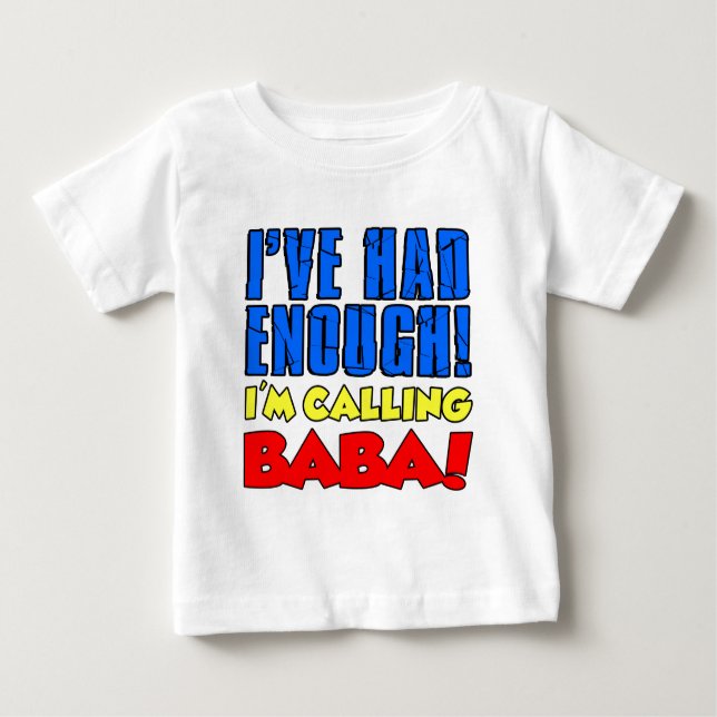 Aß genügend nennenden Kuchen Baby T-shirt (Vorderseite)