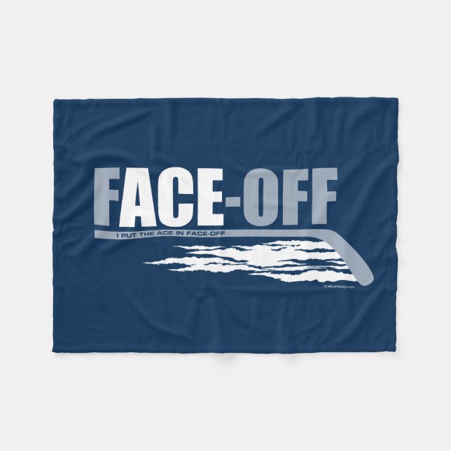 Ass (Hockey) Fleecedecke (Vorderseite (Horizontal))