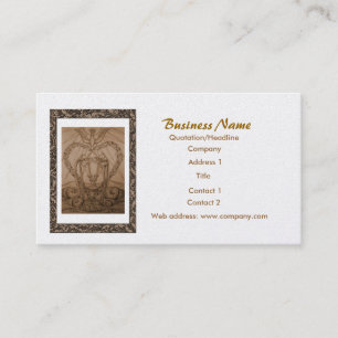 Ass of Cup Tarot Business Card Visitenkarte