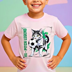 Ass Pitch Legende Fußball Katze Lustiges Geschenk  T-Shirt