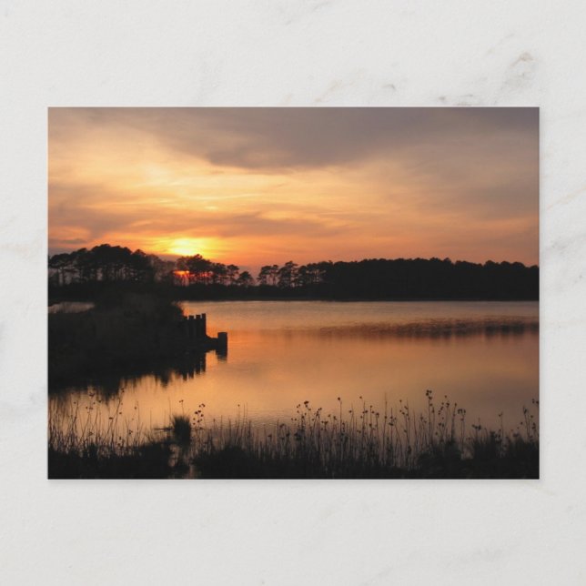 Assafrau Sunset Postcard Postkarte (Vorderseite)