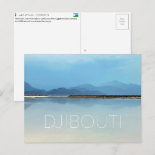 Assal-See, Dschibuti Reise-Postkarte Postkarte