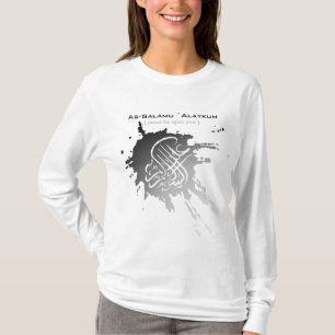 Assalamu 'alaikum - arabische Kalligraphie Kunst T-Shirt