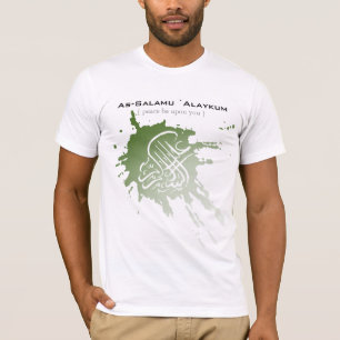 Assalamu 'alaikum - arabische Kalligraphie Kunst T-Shirt