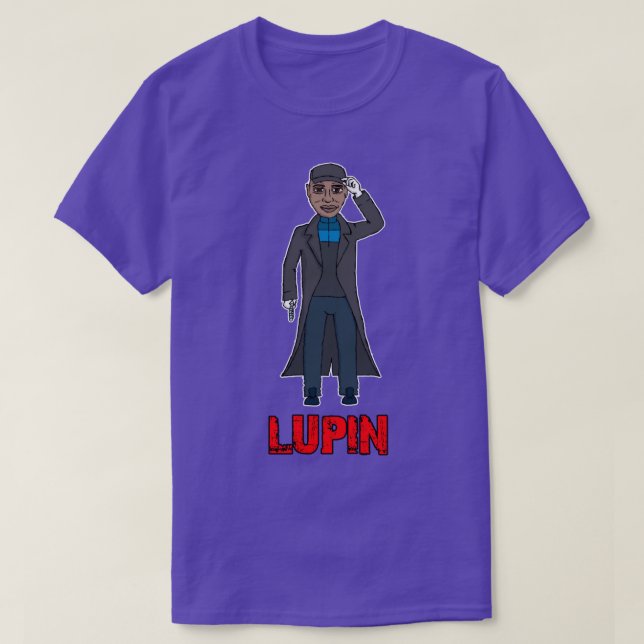 Assane Diop Lupin T-Shirt (Design vorne)