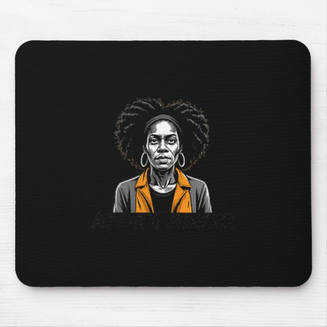 Assata Shakur Justi  Mousepad (Vorne)