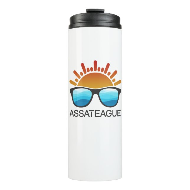 Assateague Island Maryland Virginia Sonnenbrille Thermosbecher (Vorderseite)