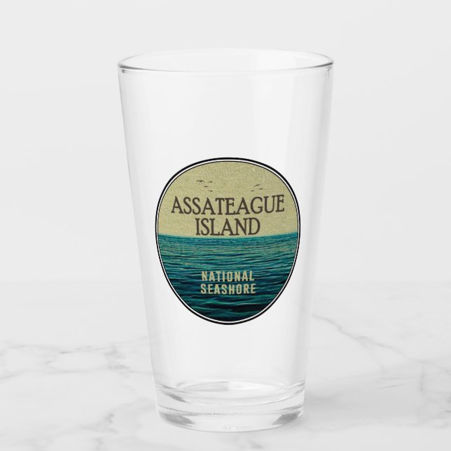 Assateague Island National Seashore Ocean Birds Glas (Vorderseite)