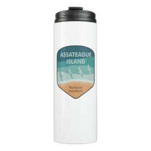 Assateague Island National Seashore Seagulas Thermosbecher