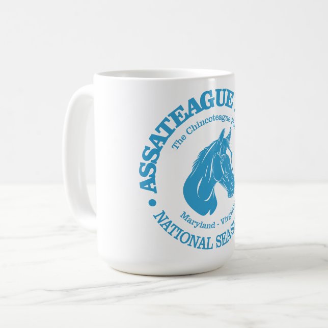 Assateague Island (Pony) Kaffeetasse (Vorderseite Links)
