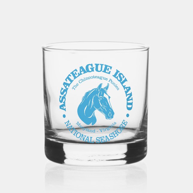 Assateague Island (Pony) Whiskyglas (Vorderseite)