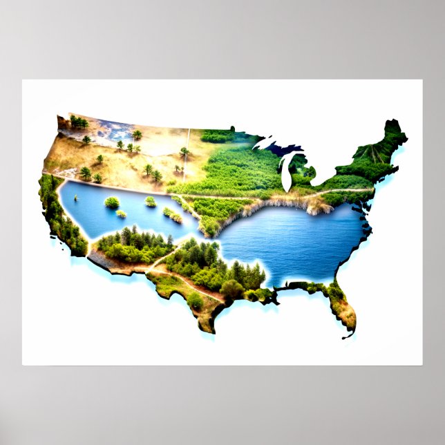 Assateague Island USA Poster (Vorne)