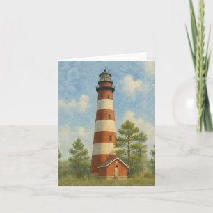 Assateague Lighthouse Watercolor