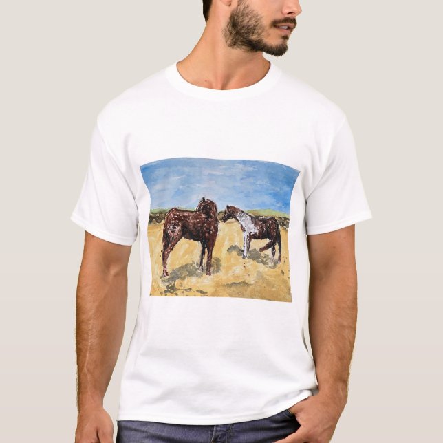 Assateague-Ponys T-Shirt (Vorderseite)
