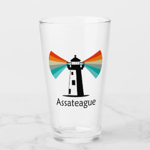 Assateague Virginia Leuchtturm Regenbogen Glas