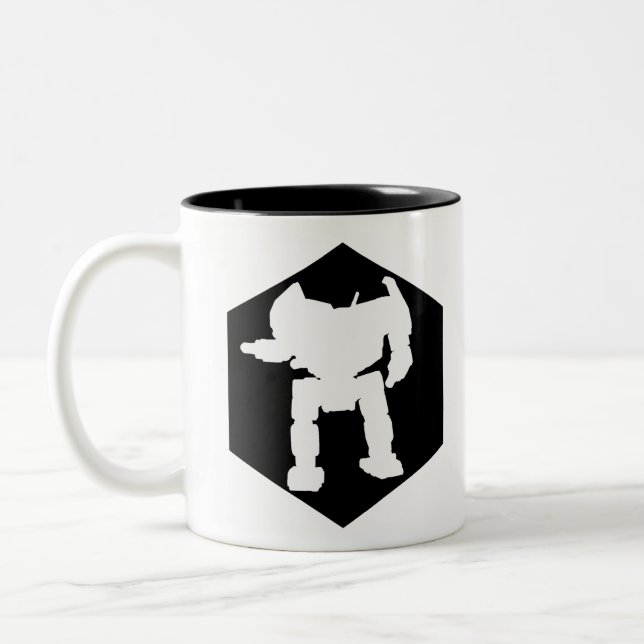 Assault Mech-Tasse Zweifarbige Tasse (Links)