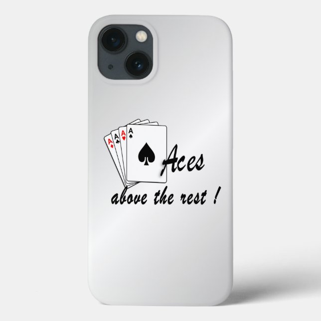 Asse über dem Rest Silber Case-Mate iPhone Hülle (Rückseite)