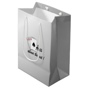 Asse über dem Silber der Erholung Mittlere Geschenktüte