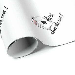 Asse über der Erholung  Geschenkpapier