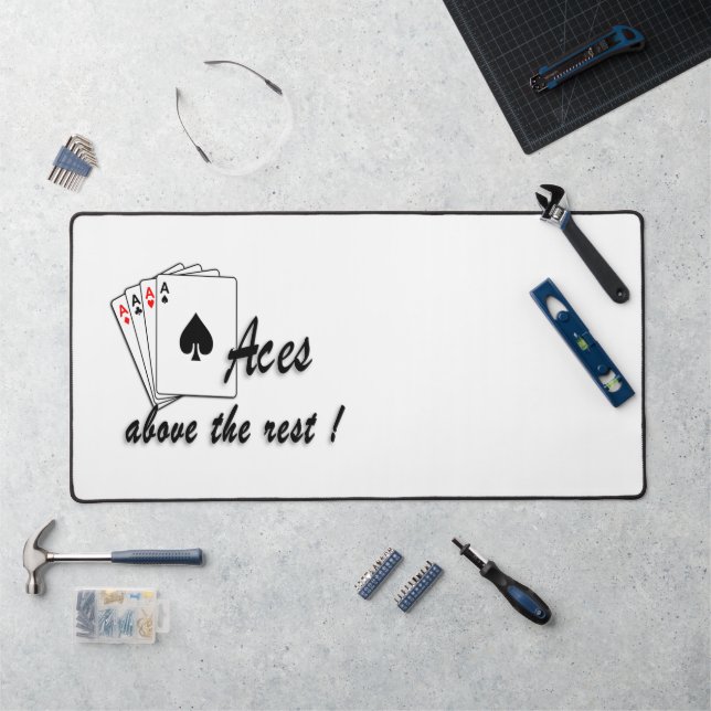 Asse über der Erholung Schreibtischunterlage (Arbeitsplatz)