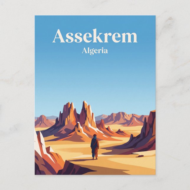 Assekrem Algerien Postkarte (Vorderseite)