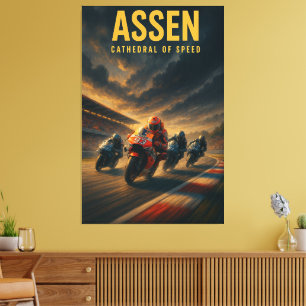 Assen TT Circuit MotoGP Niederländischer Grand Pri Leinwanddruck