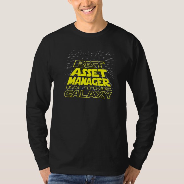 Asset Manager Cool Galaxy Job T-Shirt (Vorderseite)