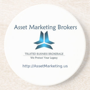 Asset Marketing Makler Tasse Getränkeuntersetzer